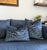 Not Yet Made - Made To Order Navy Leopard 20x20 Velvet Throw Pillow With Feather Down Insert For Sale - Image 5 of 5