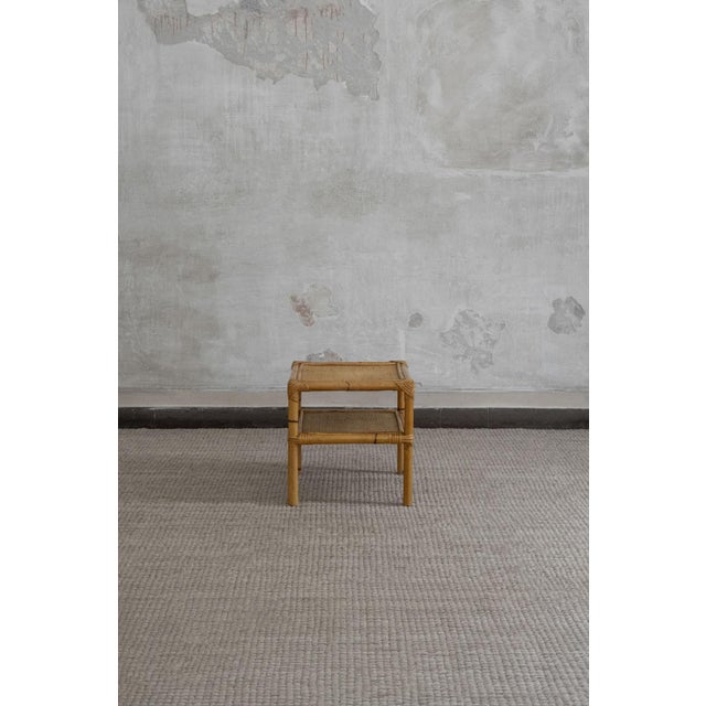 Pair of rattan bedside tables by dal vera – 1970s product details dimensions: 40 w × 40 h × 40 d cm this piece is...