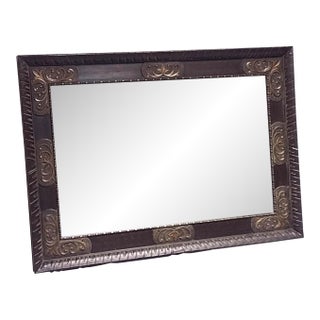 Howard Elliot Collection Ornate Bevel Oversized Wall Mirror For Sale