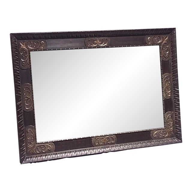 Howard Elliot Collection Ornate Bevel Oversized Wall Mirror For Sale