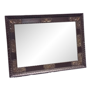 Howard Elliot Collection Ornate Bevel Oversized Wall Mirror