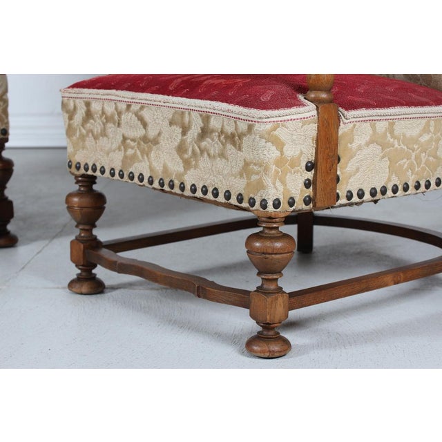 Set of Danish Art Deco Lounge Chairs in Oak, 1940s For Sale - Image 11 of 18