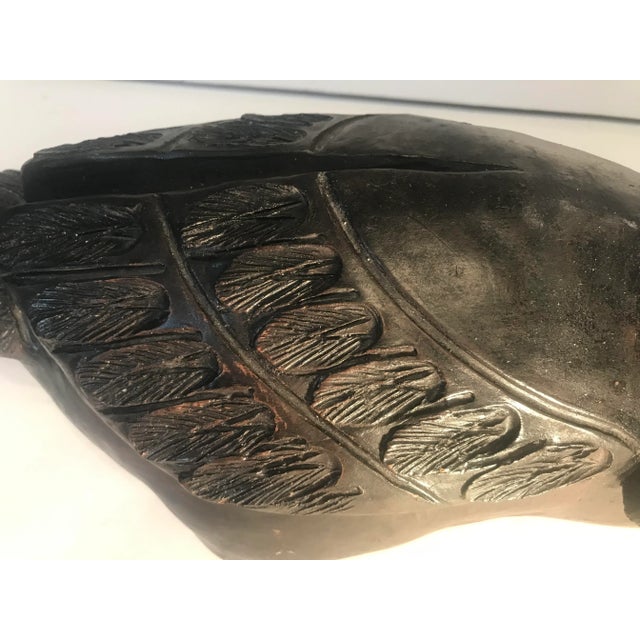 American Vintage Austin Productions Faux Bronze Goose For Sale - Image 3 of 8