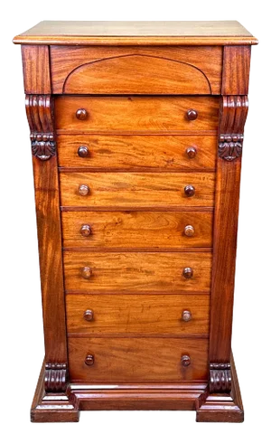 19th Century Mahogany Wellington Chest, 1840