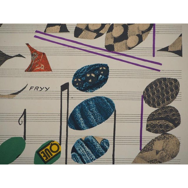 Alberto Magnelli, Composition Musicale, Lithograph For Sale - Image 4 of 6