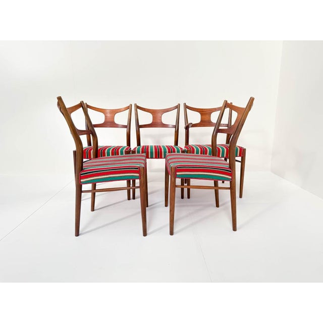 Mid-Century Modern Dining Chairs by Kurt Østervig for Randers Møbelfabrik, 1950s, Set of 5 For Sale - Image 3 of 11