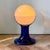 Blue Vintage Space Age Italian Murano Glass Mod. LT216 Table Lamp by Carlo Nason for AV Mazzega, 1968 For Sale - Image 8 of 13