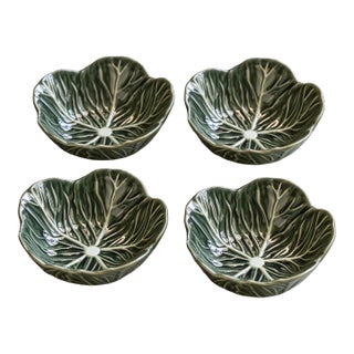 Retro Mid-Century Cabbage Salad Bowl – Set of 4 For Sale