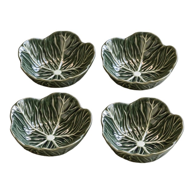 Retro Mid-Century Cabbage Salad Bowl – Set of 4 For Sale