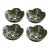 Retro Mid-Century Cabbage Salad Bowl – Set of 4 For Sale