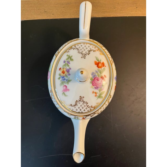 Rosenthal Rosenthal Floral Pattern Tea Pot Vintage For Sale - Image 4 of 12