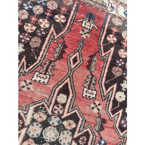 Mid-Century Mazlaghan Rug, 1940s For Sale - Image 10 of 16