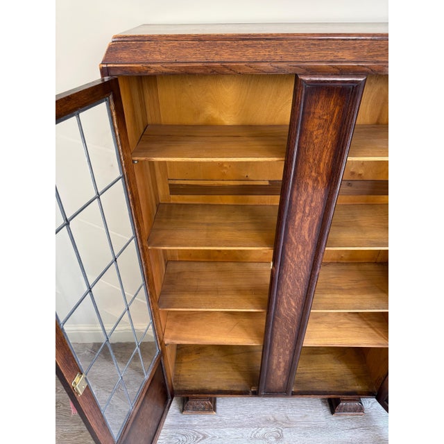 Vintage Wooden Display Cabinet For Sale - Image 4 of 13