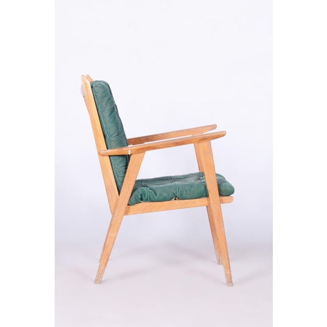 Designed by renowned Czech interior architect and designer, Jan Vanek. In pristine original condition, the upholstery has...