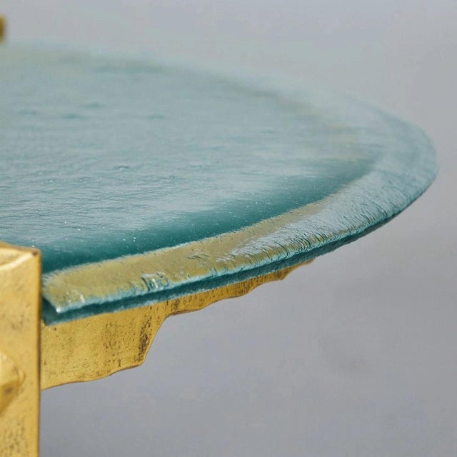 Brutalist Vintage Brutalist Coffee Table in Wrought Iron and Glass, 1980s For Sale - Image 3 of 8