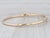 Audry Rose 2-Toned Buckle Bangle Bracelet 14k Yellow White Gold 7.5" For Sale - Image 4 of 8