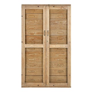 Wood Artist's Cabinet with 13 Drawers For Sale