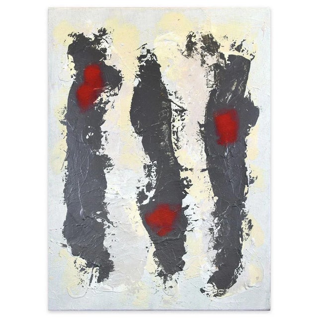 Trace - Mixed Media on Panel by Marco Amici - 1980 1980 For Sale - Image 3 of 3