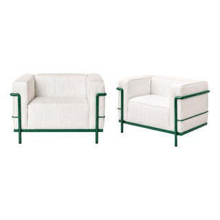 LC3 Lounge Chairs by Le Corbusier for Cassina, 1975, Set of 2 For Sale