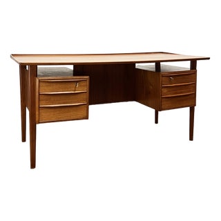 Mid-Century Danish Desk in Teak by Peter Løvig Nielsen for Hedensted Møbelfabrik, 1970s For Sale