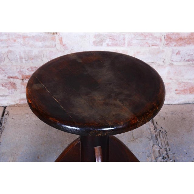 Mid-Century Czech Beech Piano Stool, 1940s For Sale - Image 6 of 12