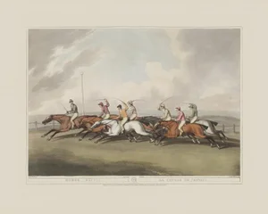 Horse Racing- Giclee Print From British Field Sports