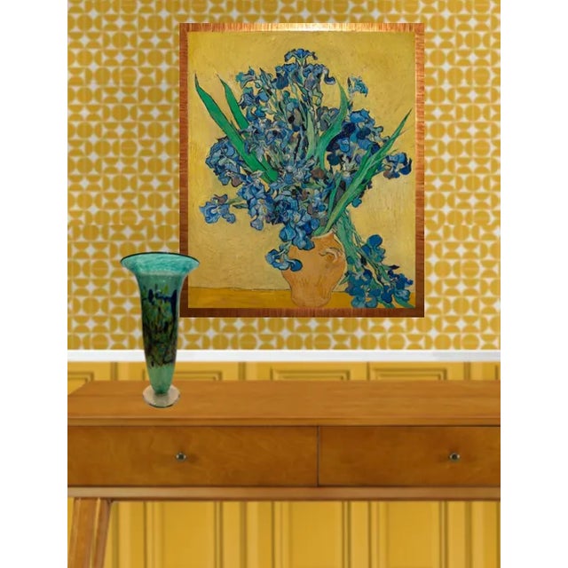 Early 21st Century Robert Held Art Glass Green Abstract Vase For Sale - Image 5 of 12