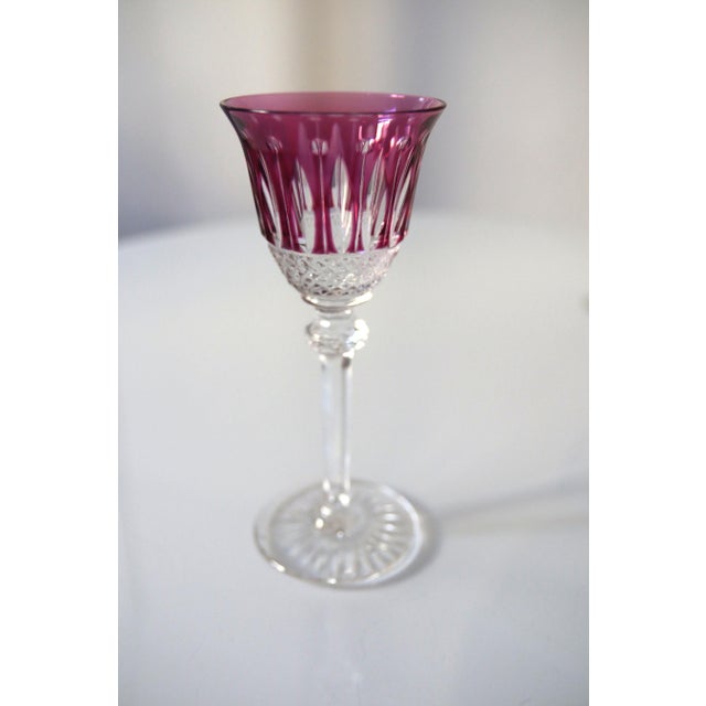 1930s Crystal Tommy Glasses from Saint-Louis, 1930s, Set of 6 For Sale - Image 5 of 18