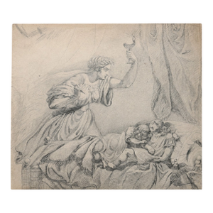 Baroque Allegory – Circle of Guido Reni, 17th Century