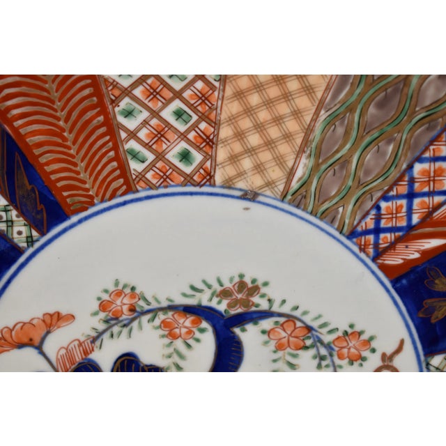 Asian Antique 19th Century Imari Charger For Sale - Image 3 of 11