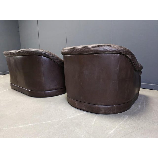 Vintage dark brown sofa set made in germany in the 1970s. Beautiful timeless design with great seat comfort. 1970s -...
