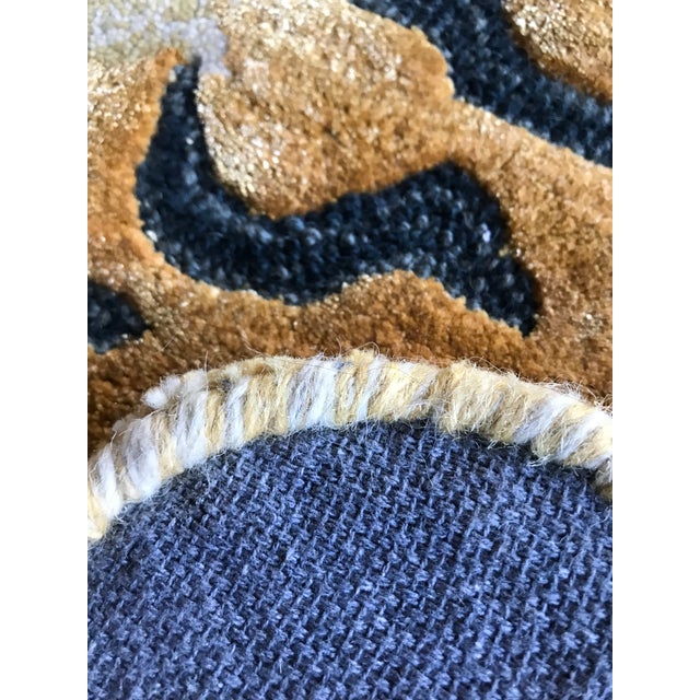 2010s Modern Wool Tibetan Tiger Rug - 4' X 6' For Sale - Image 5 of 11