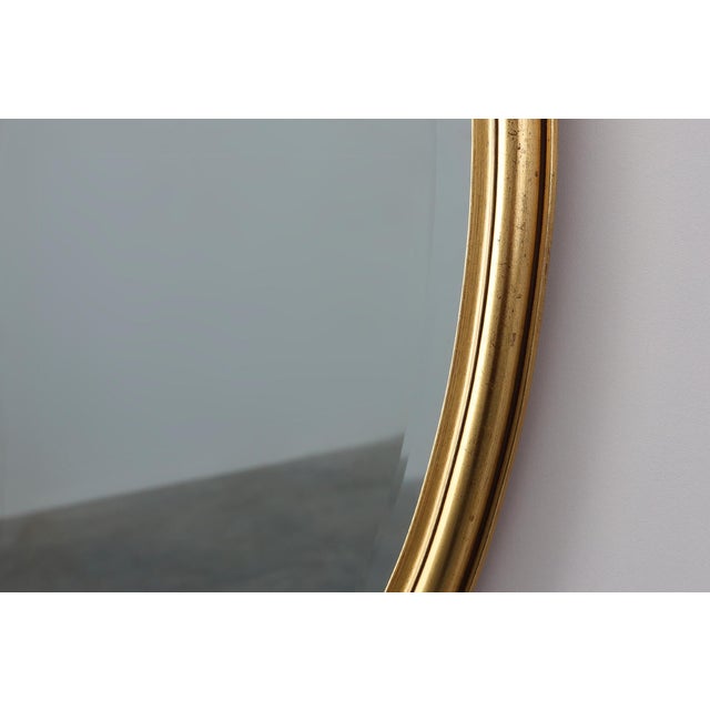 20th Century Louis XVI Mirror in Gilded Wood, France, 1950s For Sale - Image 4 of 11