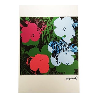 1980s Andy Warhol, Flowers, Limited Series Lithograph For Sale