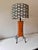 Vintage Rattan and Iron Footed Lamp in the Style of Paul Mayen For Sale - Image 11 of 12