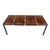 John Stuart Rosewood Top Square Top Game Dining Table Two Extension Boards For Sale