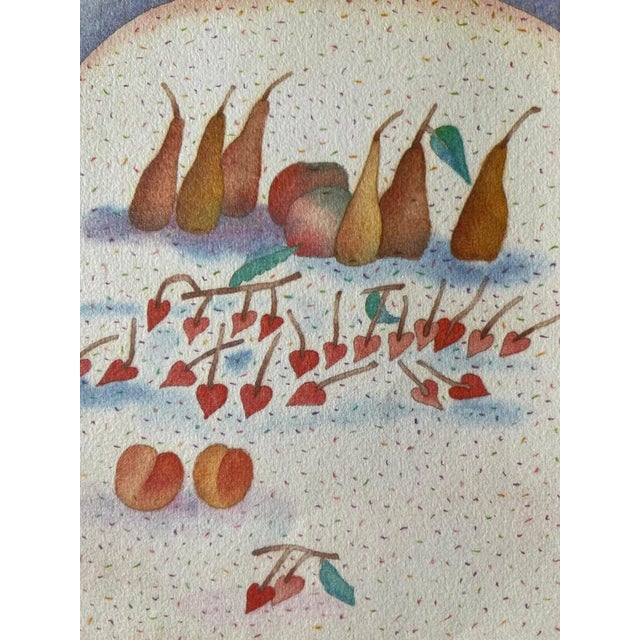 Modern Jean-Michel Folon, Nature morte aux fruits, Etching For Sale - Image 3 of 6