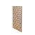 Rectangular Raw Plain Wood Flower Geometric Pattern Wall Panel For Sale - Image 4 of 5