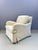 Cream Velvet Armchair by Dessin Fournir, 2010s For Sale - Image 10 of 14