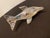 Vintage Carnival Glass Iridescent Dolphin Figurine For Sale - Image 6 of 6