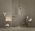 Metal Plexi Lamps in Steel by Angelo Mangiarotti for Karakter, Set of 24 For Sale - Image 7 of 10