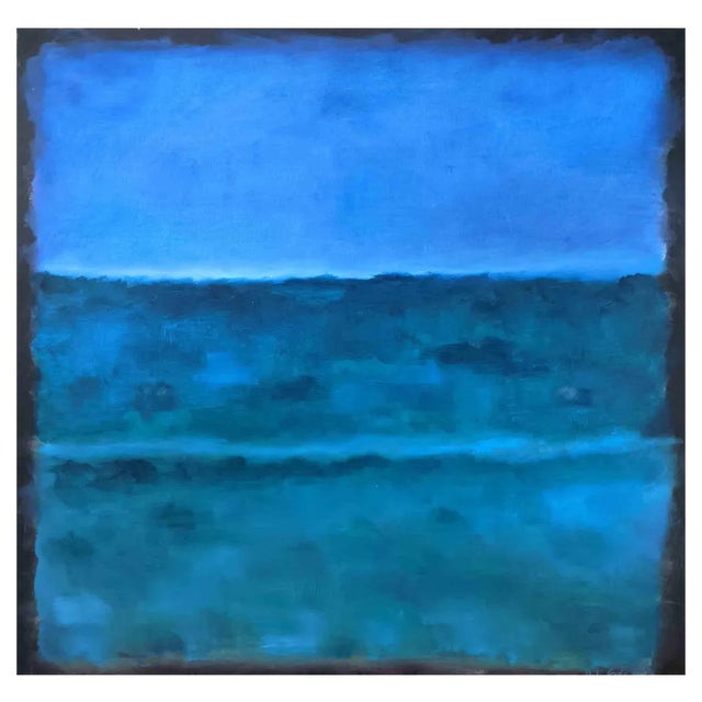 Adriano Bernetti Da Vila, Too Easy to Say Green, Original Painting, 2020 For Sale