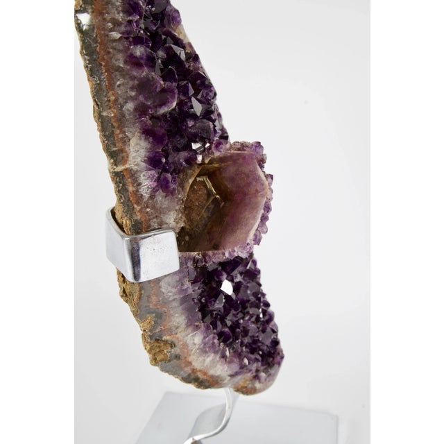 15th Century & Earlier Gem Grade, Amethyst Geode Sculpture For Sale - Image 5 of 8