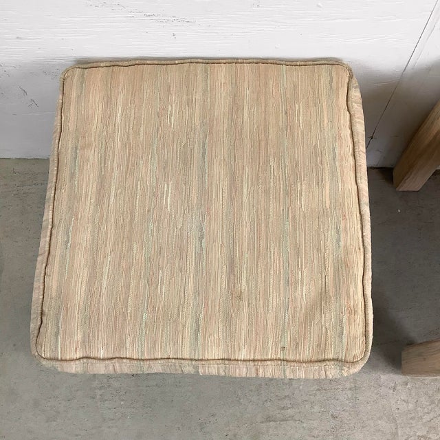 Pair of Vintage Modern Stools in the Manner of Karl Springer For Sale In Philadelphia - Image 6 of 12