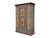 Alpine Blue Floral Painted Cupboard For Sale - Image 3 of 18