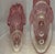 Red 19th Century Victorian Cranberry Glass Basket: Ruffled Edge, Clear Handle, 13" Tall For Sale - Image 8 of 10