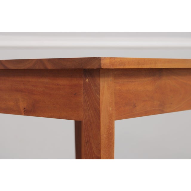 1980s Thomas Moser Square Cherry Game or Dinette Table For Sale - Image 5 of 16