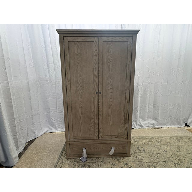 RH Maison Armoire – Light Oak Solid Hardwood Construction | French-Inspired Design | Pewter Hardware New Open Box |...