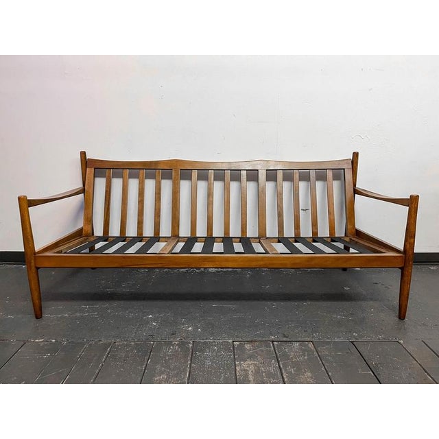 Mid-Century Beech Sofa, 1960s For Sale - Image 15 of 18