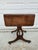 Brown English Crotch Mahogany Dropleaf Side Table For Sale - Image 8 of 17